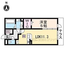 フリーデSTA 1LDKの間取図画像