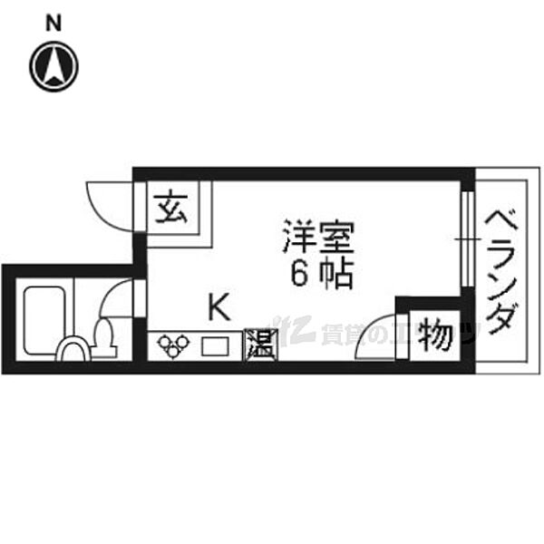 STEP RIGHT UP 203｜京都府京都市下京区西七条北月読町(賃貸マンション1R・2階・17.00㎡)の写真 その2