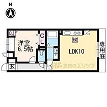 京都府京都市山科区西野大鳥井町（賃貸アパート1LDK・1階・43.48㎡） その2