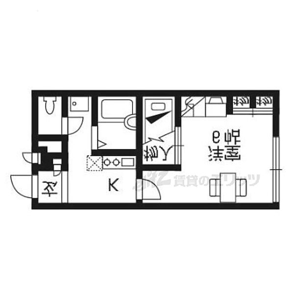 レオパレス洛南 102｜京都府京都市南区吉祥院仁木ノ森町(賃貸アパート1K・1階・20.28㎡)の写真 その2