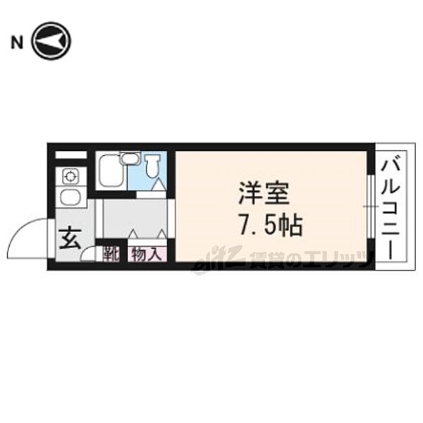 フェニックス樋口 217｜京都府京都市伏見区竹田西桶ノ井町(賃貸マンション1K・2階・18.00㎡)の写真 その2