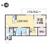 フロレゾン北花山B 203 ｜ 京都府京都市山科区北花山大林町（賃貸アパート1LDK・2階・43.10㎡） その2