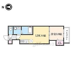 Fasesia Orcus 1LDKの間取図画像