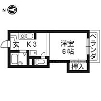 ライトハウス・ウエスト 102 ｜ 京都府京都市伏見区両替町１２丁目（賃貸アパート1R・1階・21.00㎡） その2