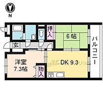 京都府宇治市五ヶ庄戸ノ内（賃貸マンション2LDK・3階・53.07㎡） その2