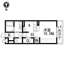 グランドゥール小倉 108 ｜ 京都府宇治市小倉町東山（賃貸アパート1K・1階・30.03㎡） その2