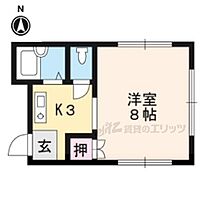 京都府京都市伏見区深草直違橋片町（賃貸アパート1K・2階・25.00㎡） その2