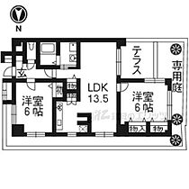 シンフォニー桃山紺屋町 101 ｜ 京都府京都市伏見区紺屋町（賃貸マンション2LDK・1階・57.00㎡） その1