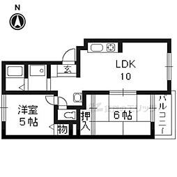 トリヴァンベール95 2LDKの間取図画像