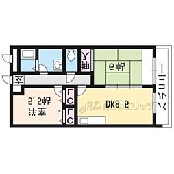 ラスヌベス 2LDKの間取図画像