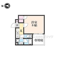 KLUGHEIT 1Kの間取図画像