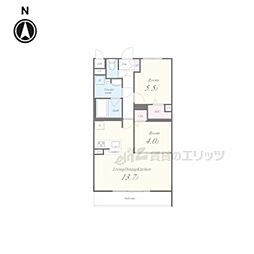 PIAF 2LDKの間取図画像