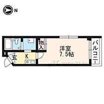 京都府京都市上京区丸太町通浄福寺西入ル中務町（賃貸マンション1K・2階・20.45㎡） その2