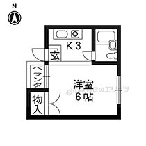 グリーンヒル北山 401 ｜ 京都府京都市北区上賀茂蝉ヶ垣内町（賃貸マンション1K・4階・17.75㎡） その2