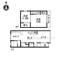 紫竹下本町33貸家  ｜ 京都府京都市北区紫竹下本町（賃貸一戸建2LDK・1階・79.11㎡） その2