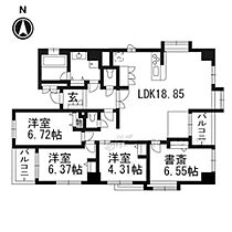 プリオーレ京都三条高倉  ｜ 京都府京都市中京区丸屋町（賃貸マンション3LDK・4階・100.01㎡） その2