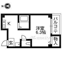 ＩＳＥＹＡＨＯＵＳＥ 201 ｜ 京都府京都市左京区下鴨宮崎町（賃貸マンション1K・2階・21.00㎡） その2