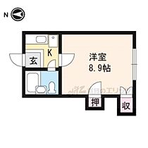 エヌアール 1-A ｜ 京都府京都市左京区吉田下阿達町（賃貸アパート1K・1階・20.00㎡） その2