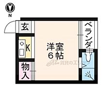 京都府京都市左京区松ヶ崎杉ケ海道町（賃貸マンション1K・1階・17.00㎡） その2