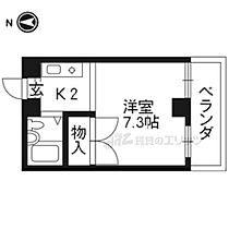 矢島ビル 401 ｜ 京都府京都市左京区下鴨高木町（賃貸マンション1K・4階・20.70㎡） その2