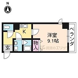 間取図画像 1K