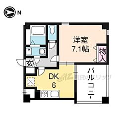 プリムローズ 1DKの間取図画像