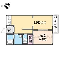 京都府京都市北区大将軍南一条町（賃貸アパート1LDK・2階・40.00㎡） その2