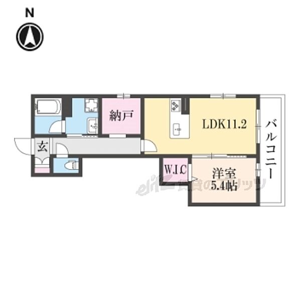 ＳｈａＭａｉｓｏｎ ｒｅｌａｆｏｒｔ 302｜京都府京都市下京区突抜１丁目(賃貸マンション1LDK・3階・49.61㎡)の写真 その2