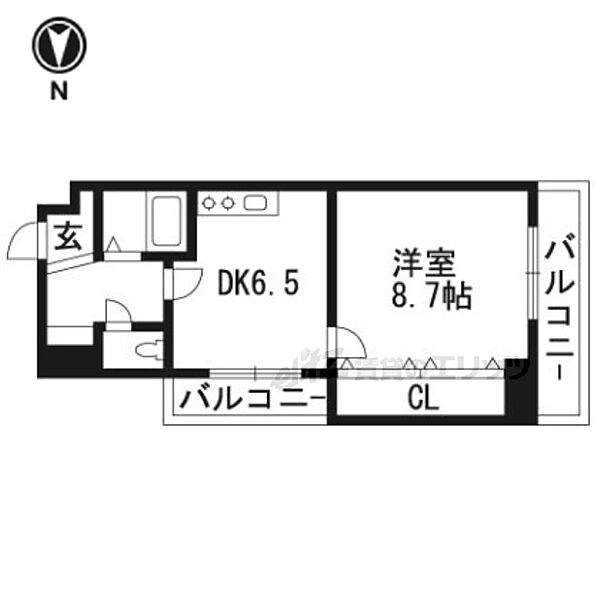 アマデウス麩屋町二條 701｜京都府京都市中京区麩屋町通二条下る尾張町(賃貸マンション1K・6階・26.70㎡)の写真 その2