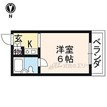 マンション栄光 4-B ｜ 京都府京都市中京区西ノ京西月光町（賃貸マンション1K・4階・15.00㎡） その2