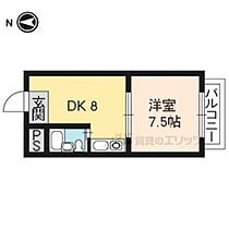 京都府京都市北区平野桜木町（賃貸マンション1DK・3階・27.00㎡） その2