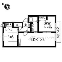 イーズコート桂 201 ｜ 京都府京都市西京区桂清水町（賃貸アパート2LDK・2階・55.80㎡） その2