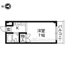 バルーンクラブ2 4C ｜ 京都府京都市中京区西ノ京樋ノ口町（賃貸マンション1K・4階・19.80㎡） その2