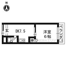 パル・コートＫＩＹＯＹＡＳＵ 403 ｜ 京都府京都市南区吉祥院向田東町（賃貸マンション1DK・4階・35.00㎡） その2