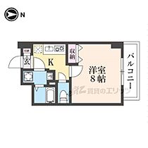 京都府京都市上京区浮田町（賃貸マンション1K・5階・25.81㎡） その2