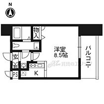 京都府京都市上京区泰童片原町（賃貸マンション1K・11階・25.47㎡） その2