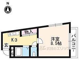 間取図画像 1K