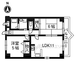 フィエスタ・ヴィラ 2LDKの間取図画像