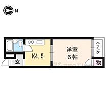 京都府京都市左京区一乗寺野田町（賃貸マンション1K・2階・23.00㎡） その2