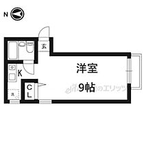 ハイツ西野 203 ｜ 京都府京都市左京区下鴨東高木町（賃貸アパート1K・2階・24.00㎡） その2