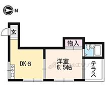 京都府京都市左京区川端通夷川上る大文字町（賃貸アパート1DK・1階・25.11㎡） その2