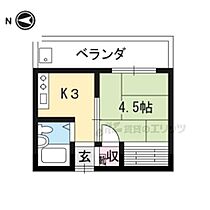 京都府京都市中京区西ノ京内畑町（賃貸アパート1K・2階・19.00㎡） その2