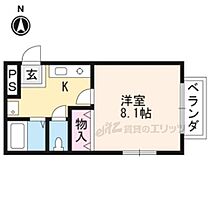 ＩＳＥＹＡ　ＨＯＵＳＥII 201 ｜ 京都府京都市左京区下鴨西半木町（賃貸アパート1K・2階・26.45㎡） その2