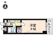 京都府京都市左京区松ケ崎西山（賃貸マンション1K・3階・22.18㎡） その2