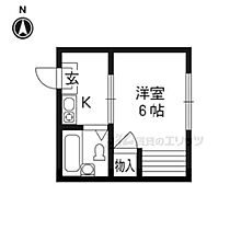 第三志賀乃家ハイツ 1-B ｜ 京都府京都市下京区御幸町通綾小路下る丸屋町（賃貸マンション1R・1階・16.56㎡） その2