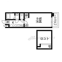 ロフティ芦山寺 101 ｜ 京都府京都市上京区社横町（賃貸マンション1K・1階・25.00㎡） その2