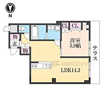 京都府京都市北区紫野上石龍町（賃貸マンション1LDK・1階・43.69㎡） その2