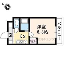 ハイポジション銀閣寺 402 ｜ 京都府京都市左京区北白川東久保田町（賃貸マンション1K・4階・19.60㎡） その2