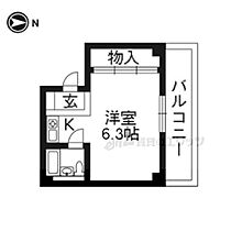 エクセレントビル夷川 103 ｜ 京都府京都市中京区西夷川町（賃貸マンション1R・1階・17.36㎡） その2