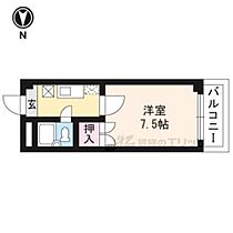 京都府京都市左京区一乗寺里ノ前町（賃貸マンション1K・3階・20.50㎡） その2